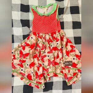 Matilda Jane Good To Go Butterfly Dress Size 4